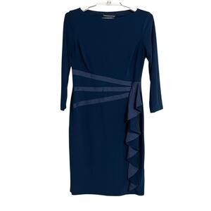 American Living Long Sleeve Sheath Dress Waist Detail